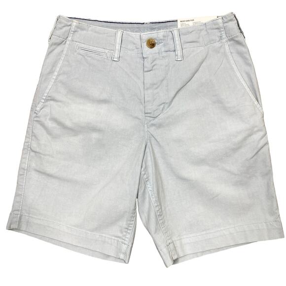 American Eagle Chino Shorts Sz 26" Classic 8" Inseam Light Blue Preppy NEW! - Picture 1 of 9